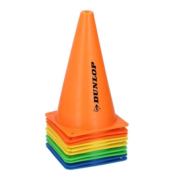 PACK 10 DUNLOP ENTRENAMIENTO CONOS