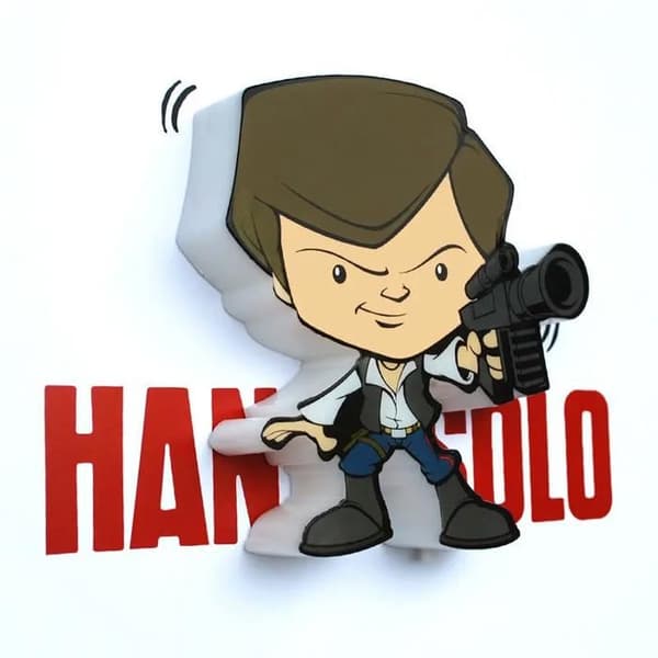 Mini lampa 3D Light FX Hans Solo 3D