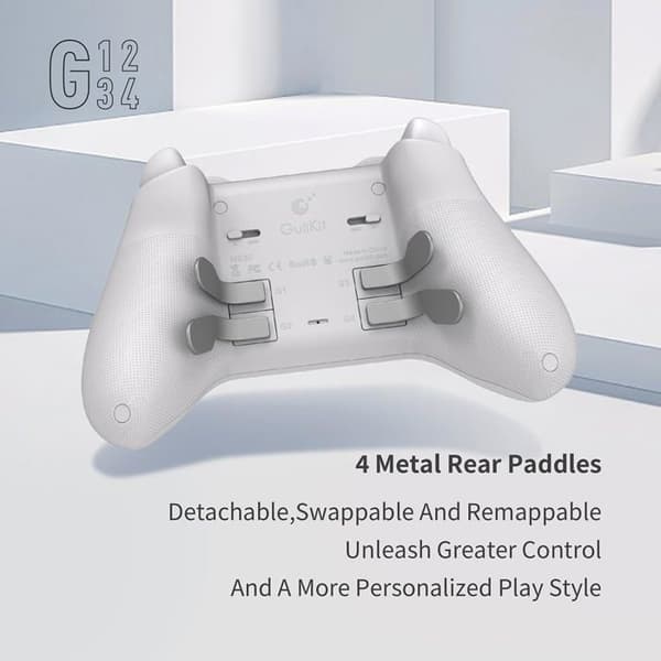 GuliKit Spelkontroll KK3 Max Trådlös Joysticks Hall Vibration HD