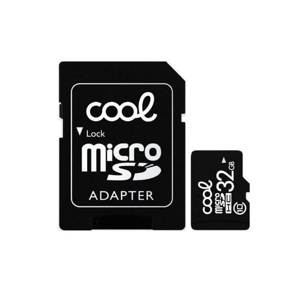 Cool MicroSDHC 32GB Klass 10 + Adapter