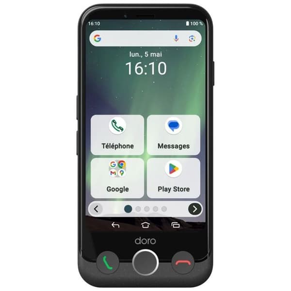 Smartphone Doro Aurora A10 grafit för seniorer