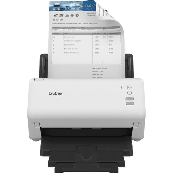 Brother ADS-4100 Duplex Office Document Scanner 70 sid/min/35 sid/min