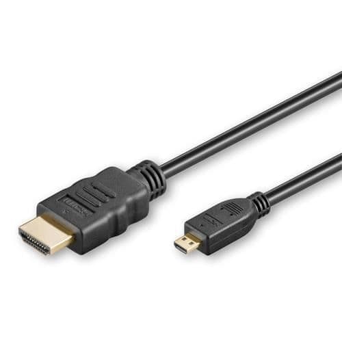 MICROCONNECT HDM19191V2.0D HDMI KABEL 1M HDMI TYP D (MICRO) HDMI TYP