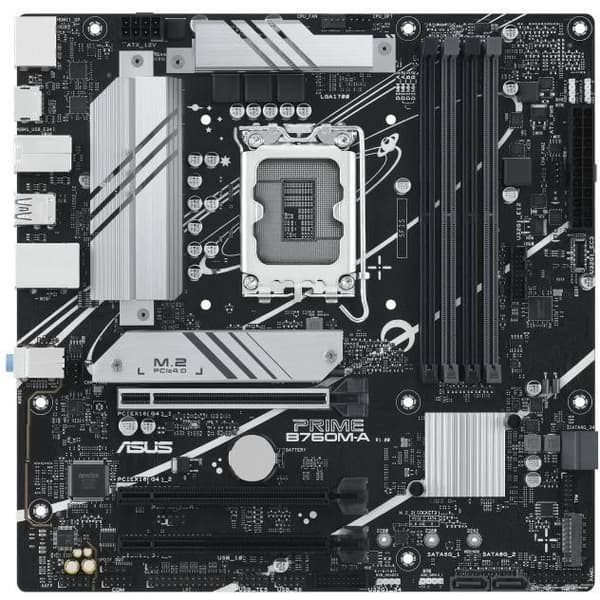 Moderkort - ASUS - PRIME B760M-A-CSM - Intel B760 LGA 1700 micro ATX