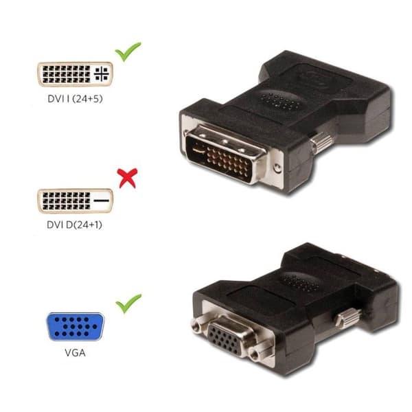 Ewent EC1250 DVI till VGA-adapter