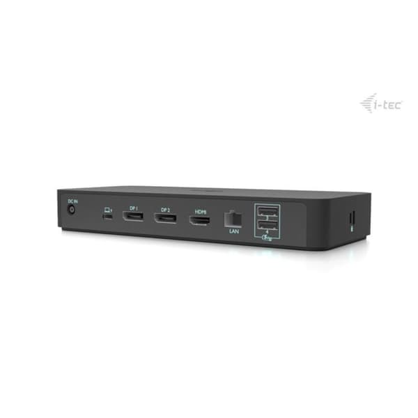 I-TEC Dockingstation USB-C Triple Display 4K 100W Svart för Notebook