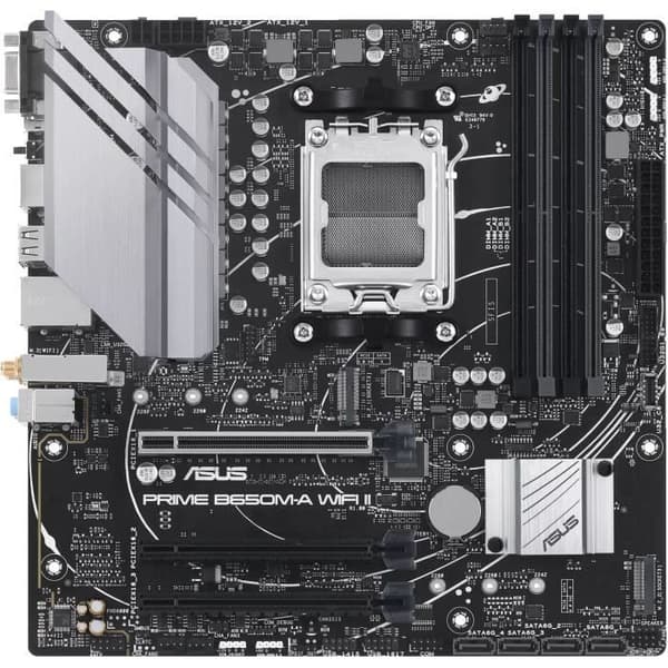 Moderkort - ASUS - PRIME B650M-A WIFI II - AMD B650 - AM5 micro ATX-plats