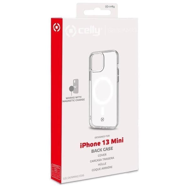 Celly Cover för iPhone 13 Mini Transparent