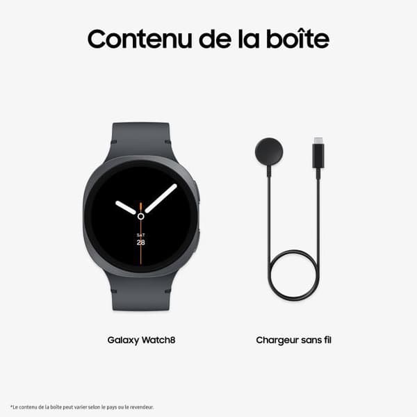 Samsung Galaxy Watch8 Bluetooth-ansluten klocka 44 mm Grafit