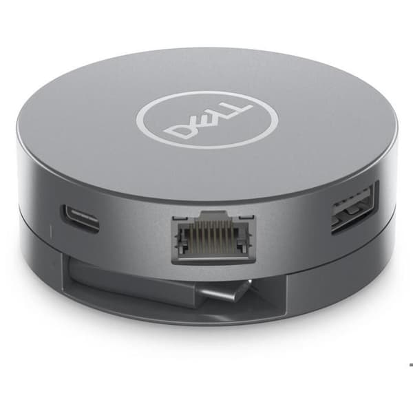Dell 6-i-1 USB multiport hub i silver