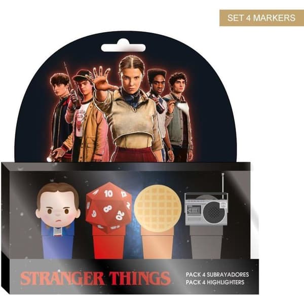 Pappersset - Stranger Things - Flerfärgad