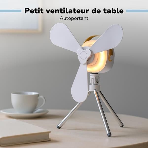 Lifetime Luftventilator USB Uppladdningsbar