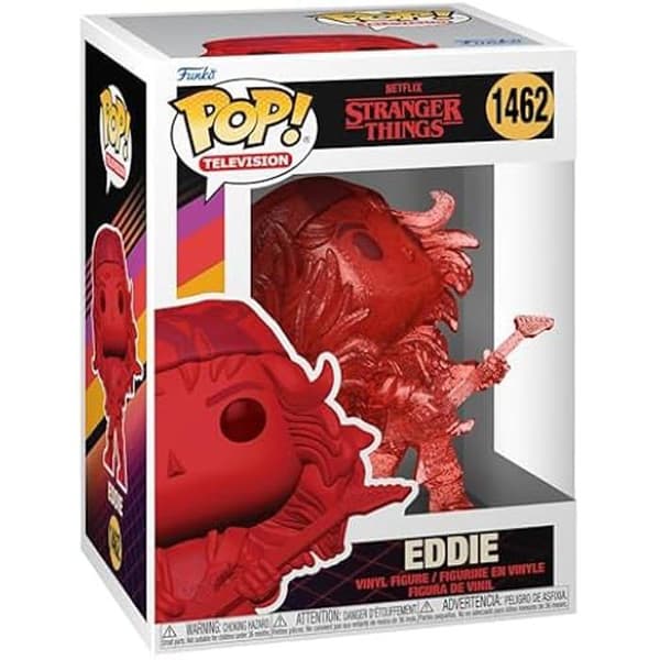 Funko Pop! & Tee Stranger Things - Hunter Eddie med gitarr - XL - Vinylfigur