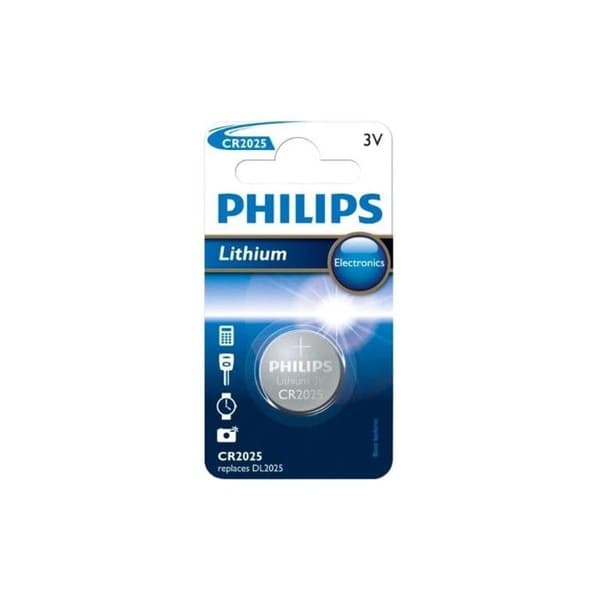 Philips cr2025/3v knappbatteri