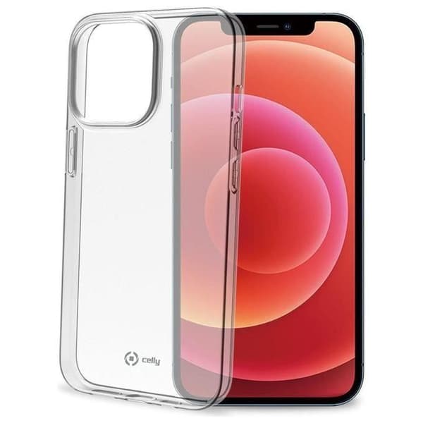 "Coque - CELLY - iPhone 13 Pro - Transparent - Flexibel - Stötskydd"