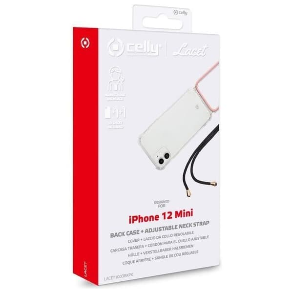 Celly Coque iPhone 12 Mini Transparent