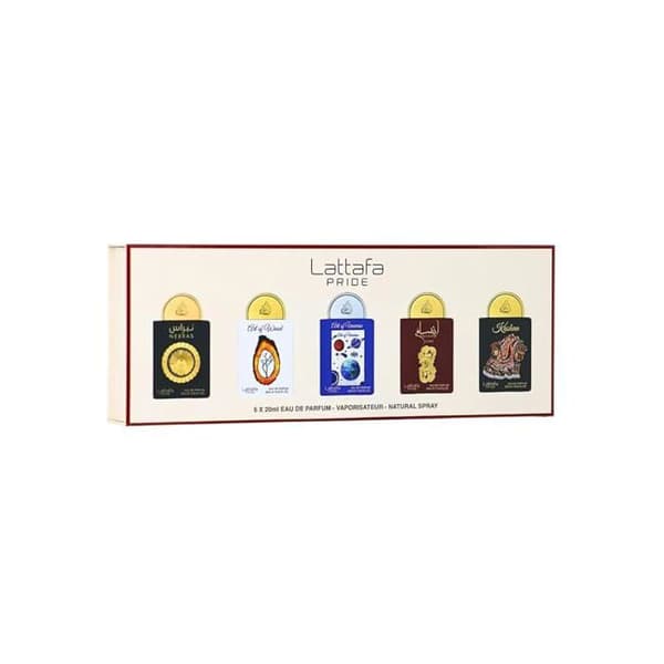 Presentförpackning parfym - LATTAFA - Pride - 5x20 ml - Eau de parfum - Unisex