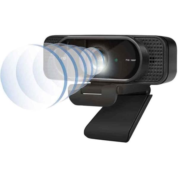 Dual-Micro Full HD USB-webbkamera, svart