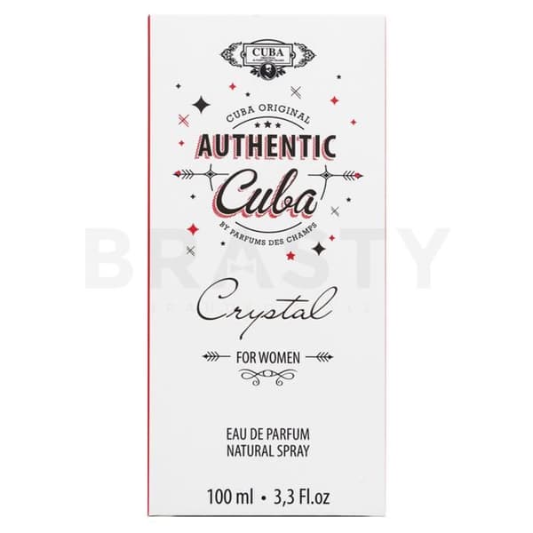 Cuba Authentic Crystal eau de parfum för kvinnor 100 ml