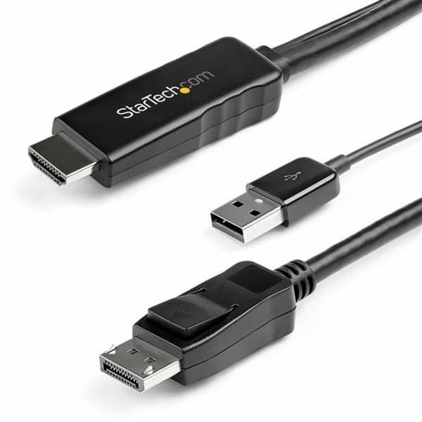 Startech HD2DPMM3M DisplayPort till HDMI Adapter 3m Svart