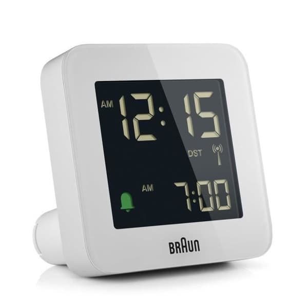 Radioväckarklocka - BRAUN - BC 09 W-DCF - Digital - LCD - Vit