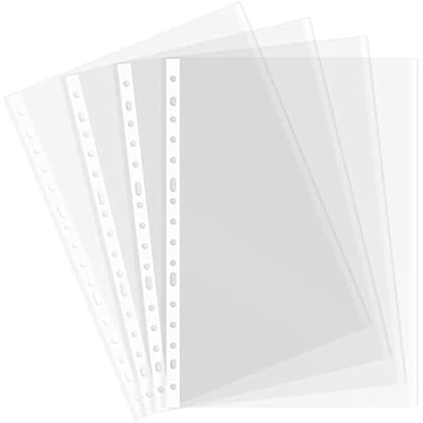 Transparenta fickor - GRAFOPLÁS - 5511070 - 100-pack - A4-format - Extra polypropen