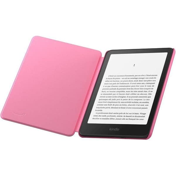 Läsfodral - AMAZON - Kindle - Fällbar - Tunn - Lätt - Tyg - Rosa