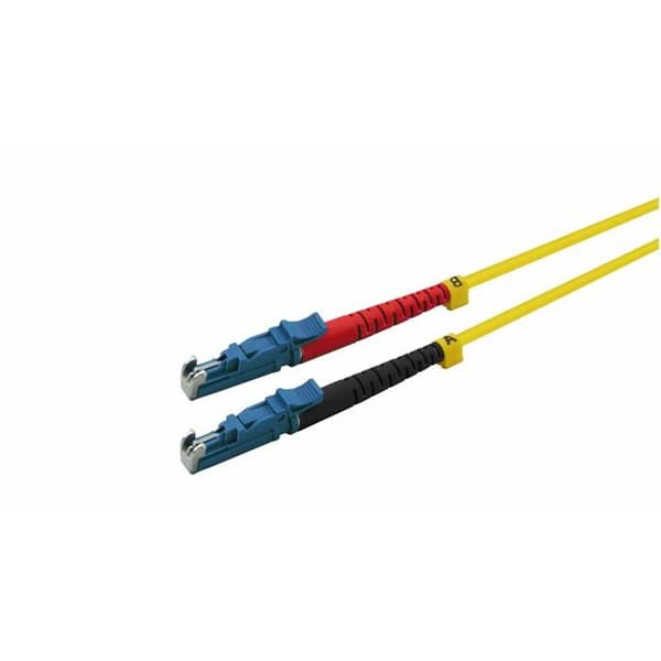 Helos - 59571.0 - Kabel Patch LWL E2000(R)/E2000 (LSH) Duplex 9/125 m OS2 Gul 0,5 m