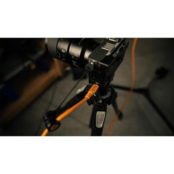 Tether Tools TetherPro Optima 10G USB-C, 10' (3m), Rak till Rak, Orange