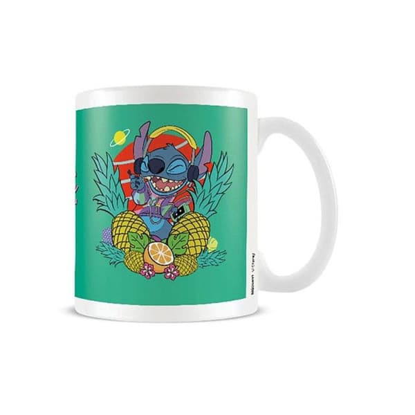 Mugg - DISNEY - LILO & STITCH - 300 ml - Keramik - Grön - Diskmaskinssäker
