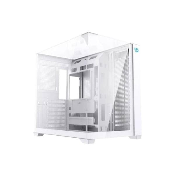 Hiditec SKY Semitorre ATX Triple Glas Templado RGB Silver 7 Fläktar Panel USB-C