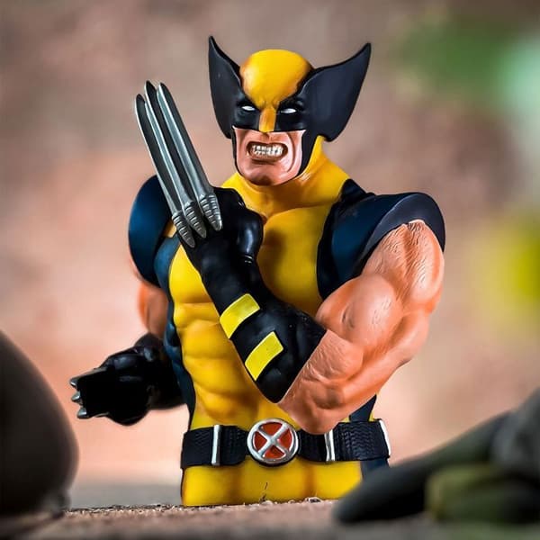Buste Tirelire - MONOGRAM - Wolverine - PVC - 20cm - Gul - Mixte