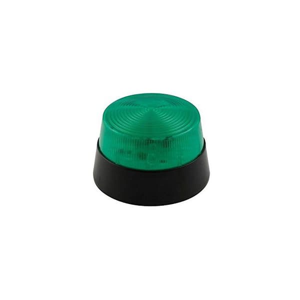 LED-stroboskop - Grön - 12 Vcc - ø 77 Mm