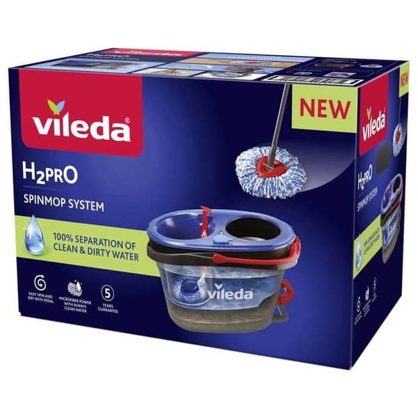 Vileda 178333 H2PRO Spin Mop Mopp 1 st (st)