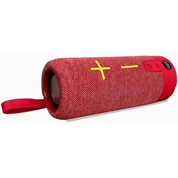 Bluetooth högtalare - COOL - Bas 10W - Röd - Batteritid 5h - Stänksäker