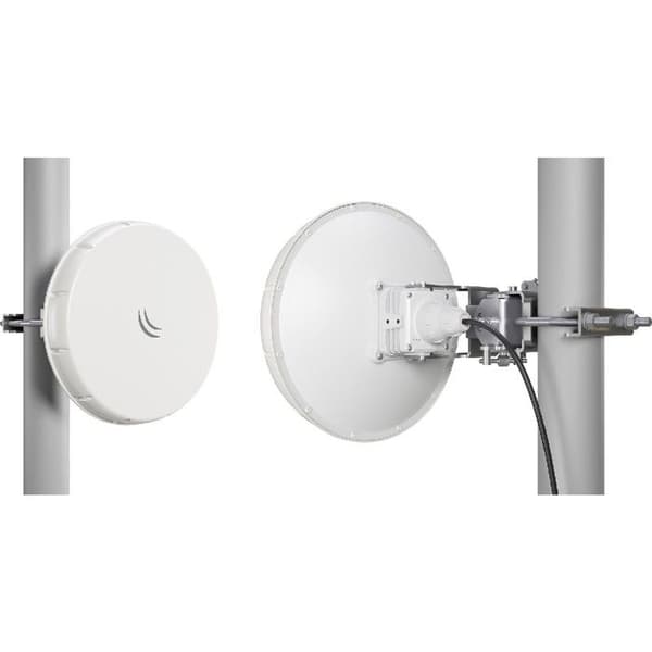 Mikrotik Wire nRAY 2000 Mbit/s vit Ethernet-anslutning, stöder ström via denna port (PoE)