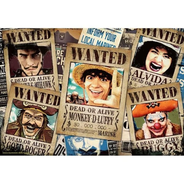 Pussel 300 bitar: One piece - Wanted!