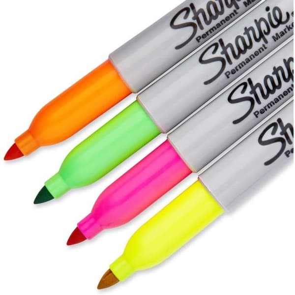 Permanent marker - SHARPIE - FINE Neon - 0,9 mm - Opaque - Oföränderlig