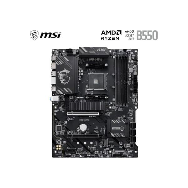 B550 Gaming Moderkort ATX - Socket AM4 - AMD Ryzen 7 - Persondator - PCI Express