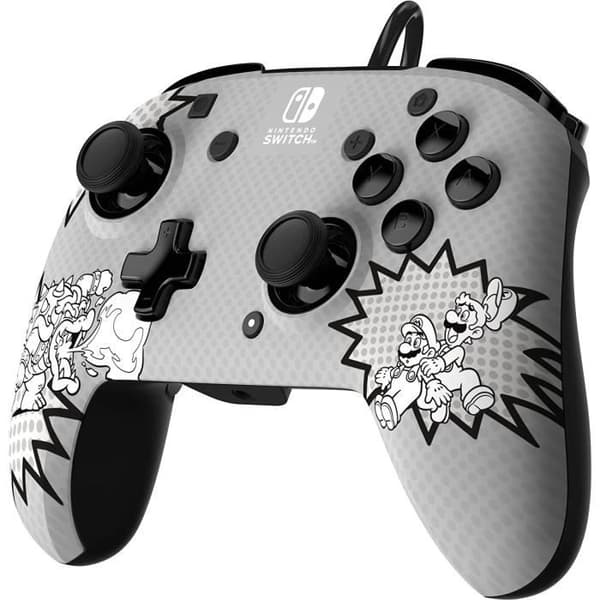 Spelkontroll - PDP - Återmatch - Trådad - Multifarbig - Nintendo Switch