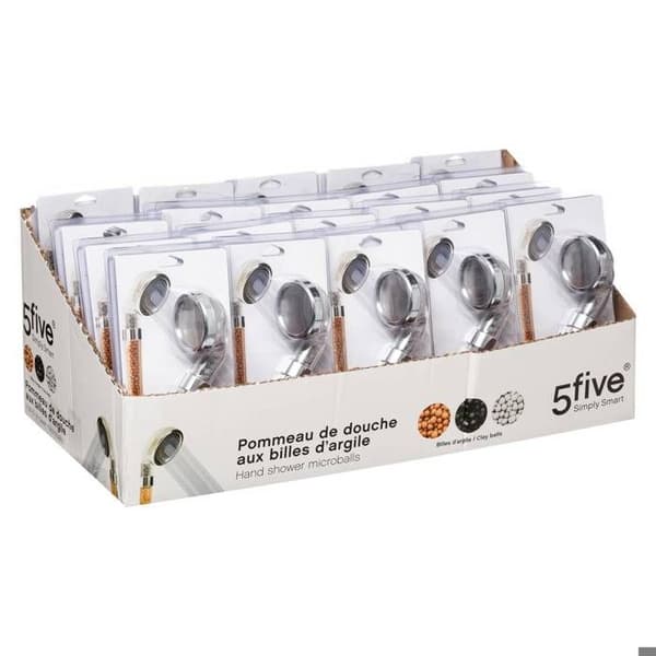 Transparent duschhuvud med filter - 5 five simply smart
