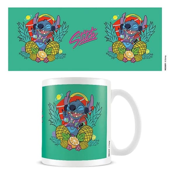 Mugg - DISNEY - LILO & STITCH - 300 ml - Keramik - Grön - Diskmaskinssäker