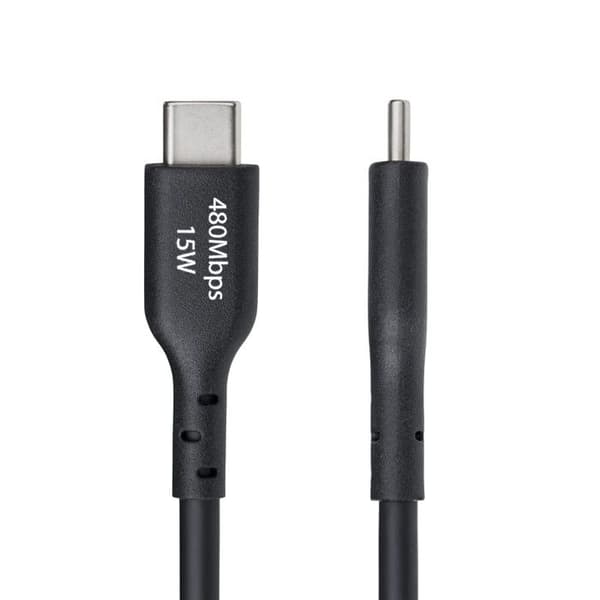 StarTech.com Kabel USB-A till USB-C 3m Snabbladdning 3A USB 2.0 TPE Svart