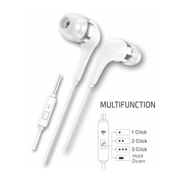 In-ear hörlurar - TECH ONE - earTECH TEC1304 - USB-C - Inbyggd mikrofon - Vit