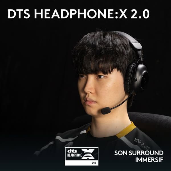 Gaming headset - Trådlös - Logitech G - Pro X 2 - Bluetooth - PS5, PS4, PC - Svart