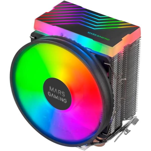Ventilationskydd för processor - Mars Gaming - MCPU33 RGB - Svart - 11 cm - Kompatibel med Socket AM4