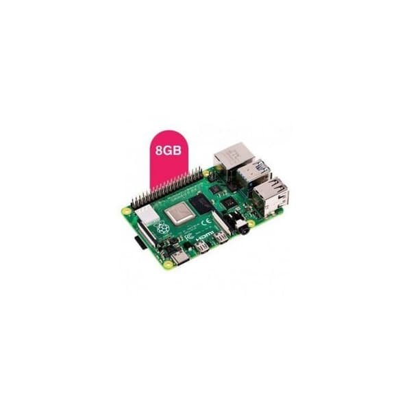 Officiell startkit Raspberry Pi 4 8GB - RASPBERRY PI - HDMI, USB, Ethernet - DDR4 SDRAM - Serial ATA-600