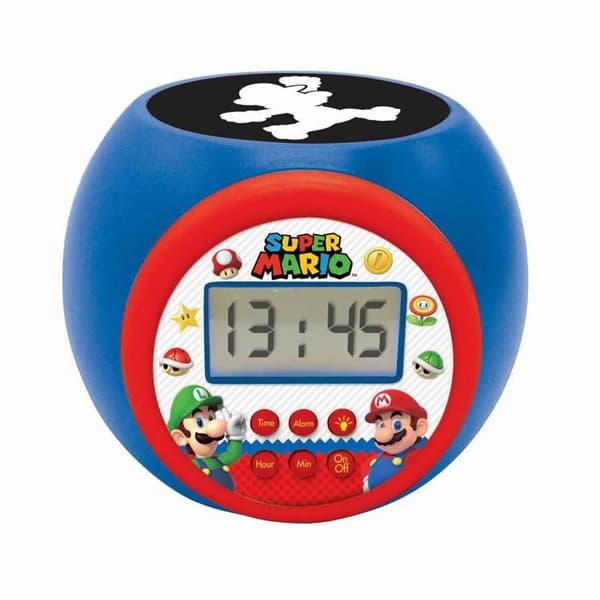 Super Mario projektor väckarklocka