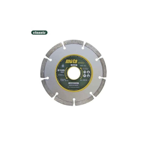 Diamantblad segment laster 125mm ss125 mota