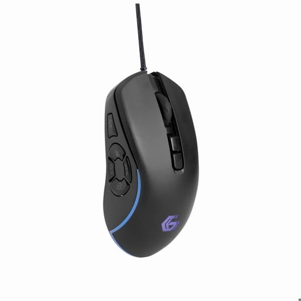 Spelmus - Gembird - Ergonomisk - RGB-belysning - 10 programmerbara knappar